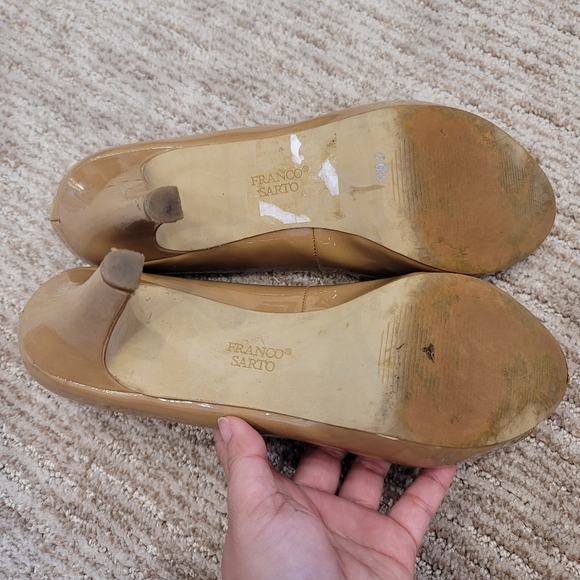 Franco Sarto Yelena Peep Toe Heels - Picture 12 of 14